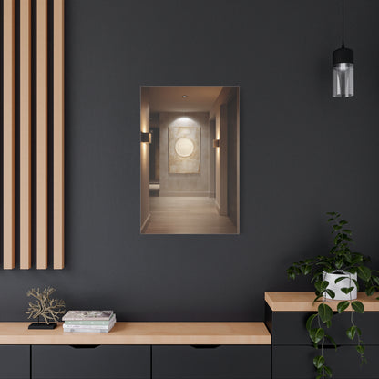 Minimalist Textured Luxury Hotel Hallway Wall Art & Canvas Print