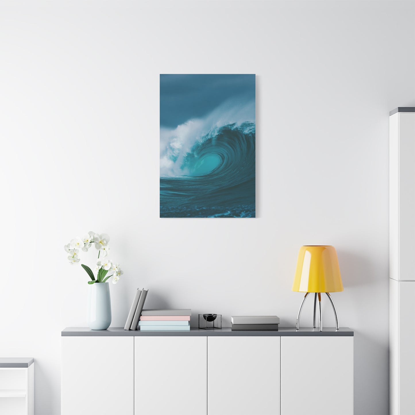 Powerful Ocean Wave Motion Wall Art & Canvas Print