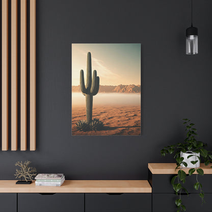 Sunrise Saguaro Desert Horizon Wall Art & Canvas Prints