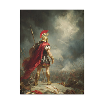 Mars Roman God Of War Battlefield Vision Wall Art & Canvas Print