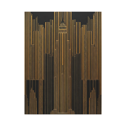 Majestic Golden City Towers Wall Art & Canvas Prints