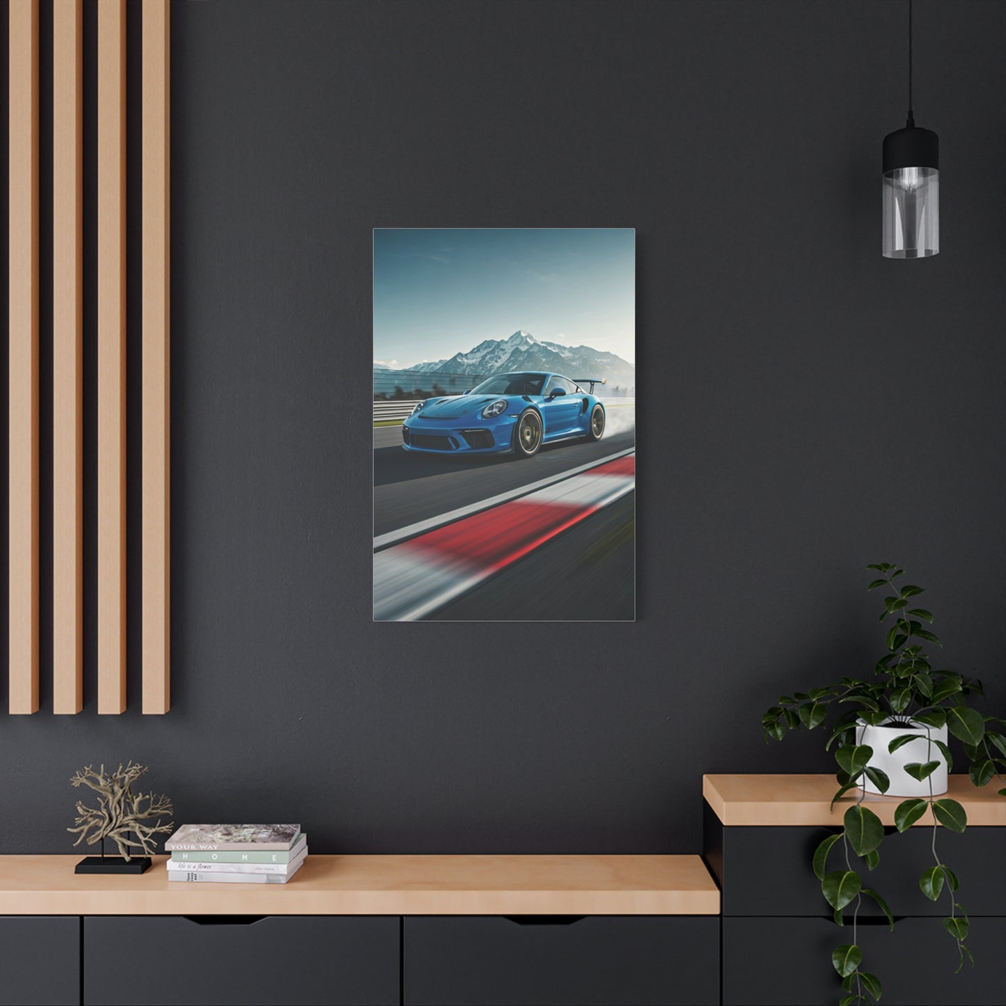 2019 Porsche 911 Alpine Circuit Attack Wall Art & Canvas Prints
