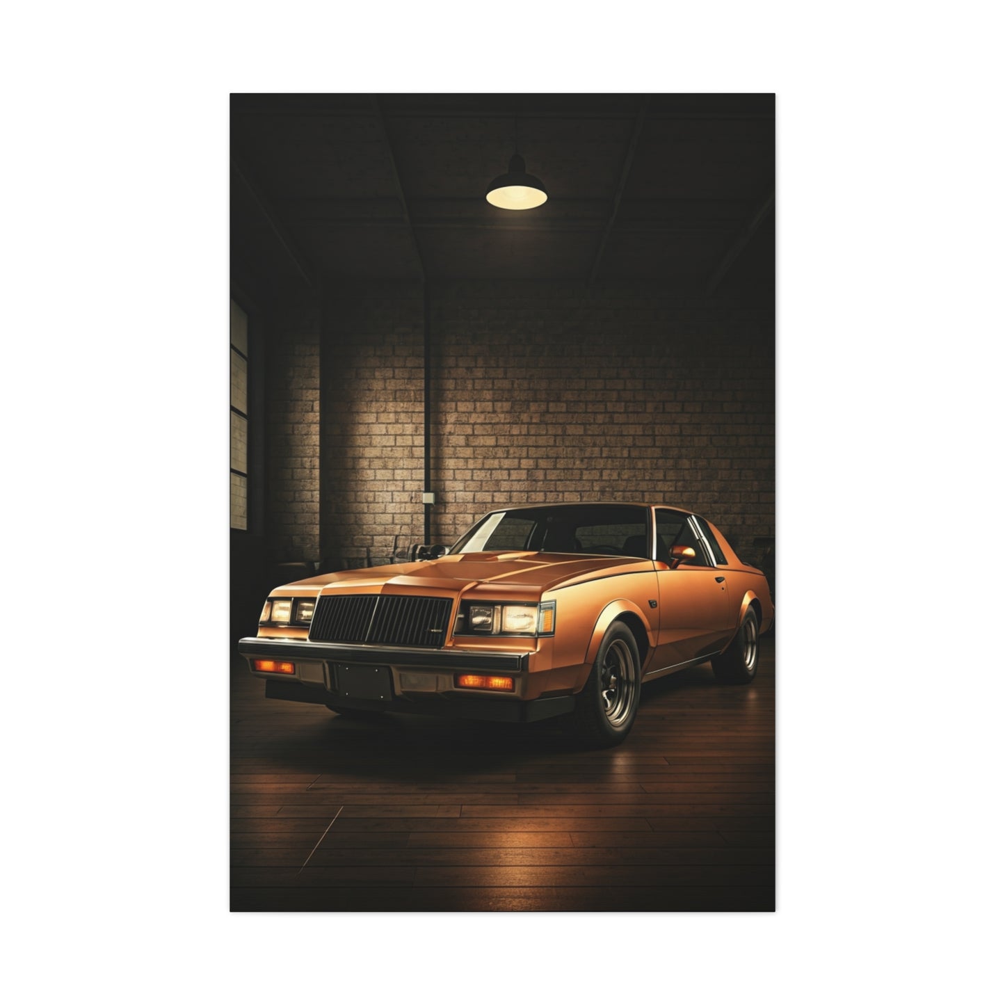 Classic Buick Regal Coupe in Heritage Garage Wall Art & Canvas