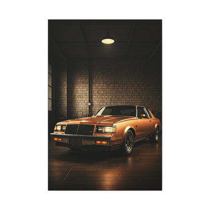 Classic Buick Regal Coupe in Heritage Garage Wall Art & Canvas