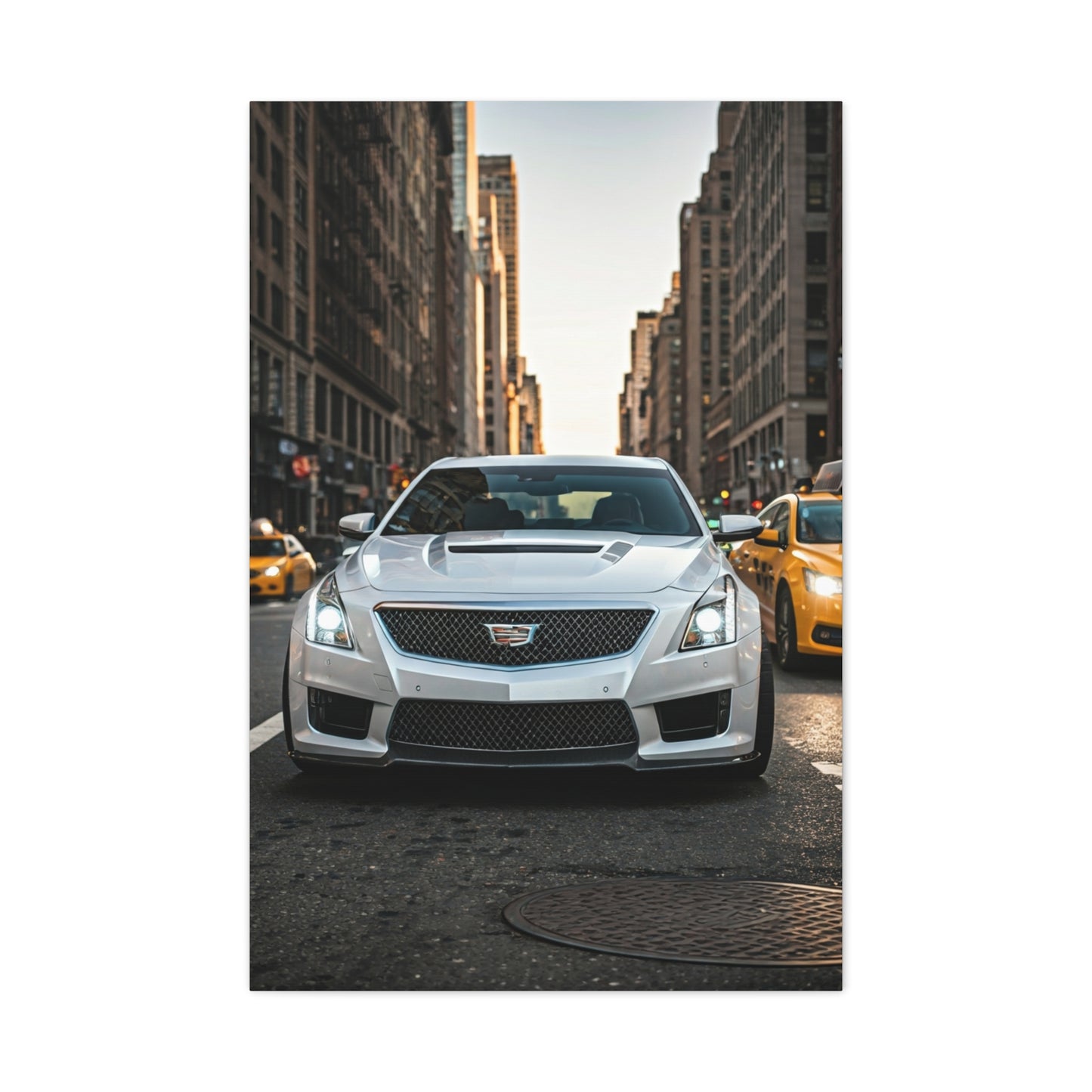Cadillac CTS-V City Dominance Wall Art & Canvas Prints