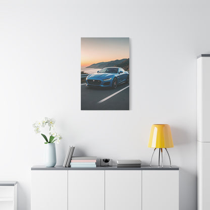 Jaguar F-Type Coastal Cliff Road Wall Art & Canvas Prints