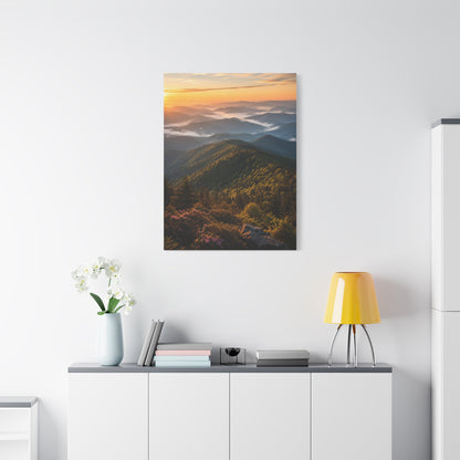 Great Smoky Mountains Sunrise Wall Art & Canvas Print