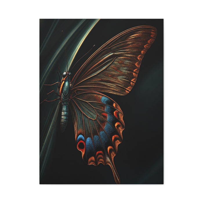 Copper Swallowtail Butterfly with Jewel Wing Patterns Wall Art & Canvas Prints