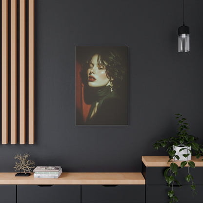 Vintage Key Noir Portrait Wall Art & Canvas Print