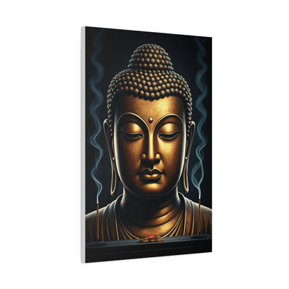 Mystical Aura Buddha Portrait Wall Art & Canvas Prints