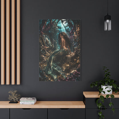 Sunken Treasure Mermaid Chamber Wall Art & Canvas Print