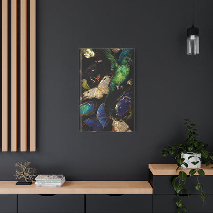 Jewel Tone Birds and Butterflies Wall Art & Canvas Print