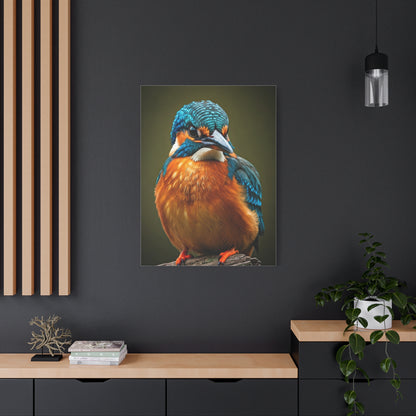 Tender Kingfisher Moment Wall Art & Canvas Prints