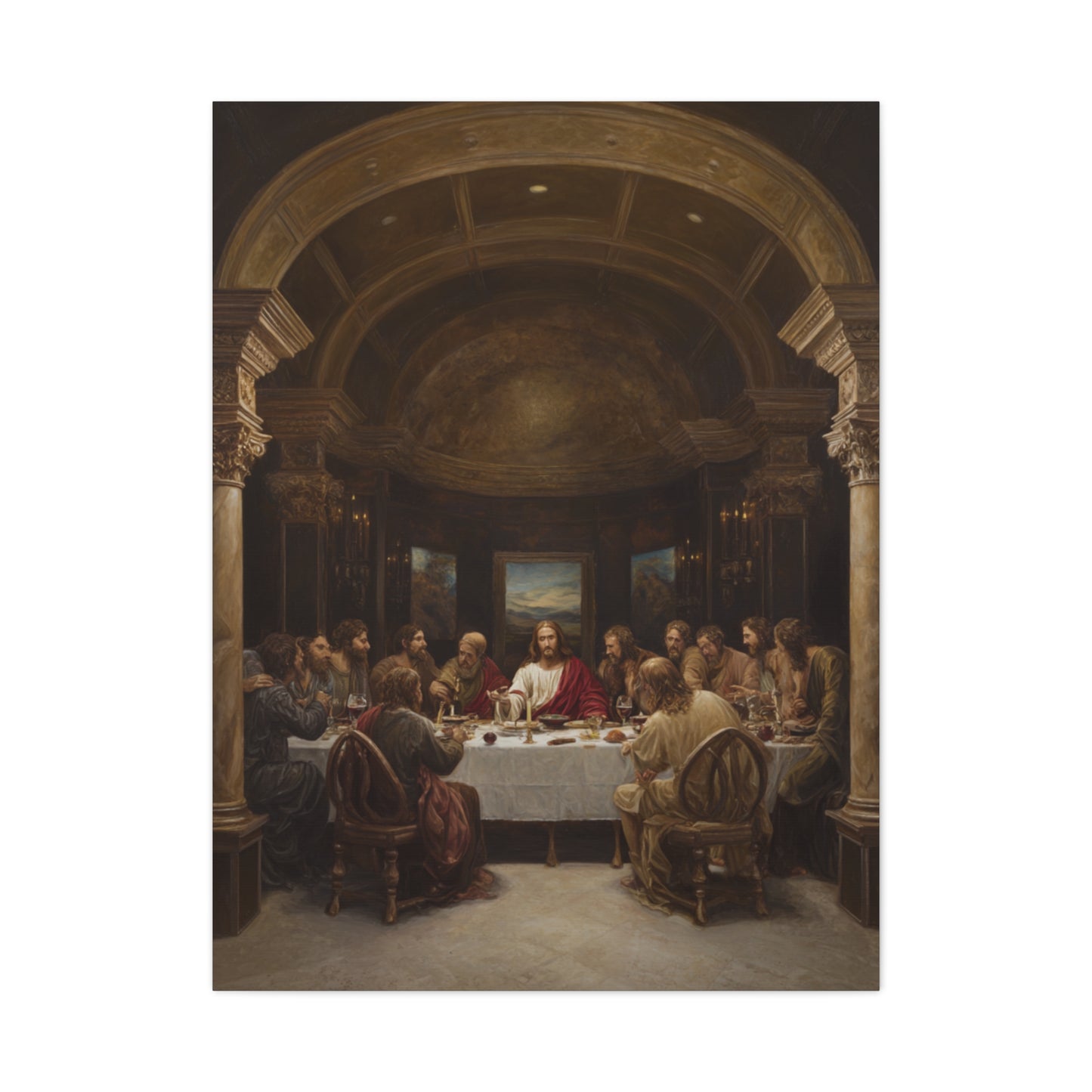 The Last Supper Sacred Renaissance Masterpiece Wall Art & Canvas Print
