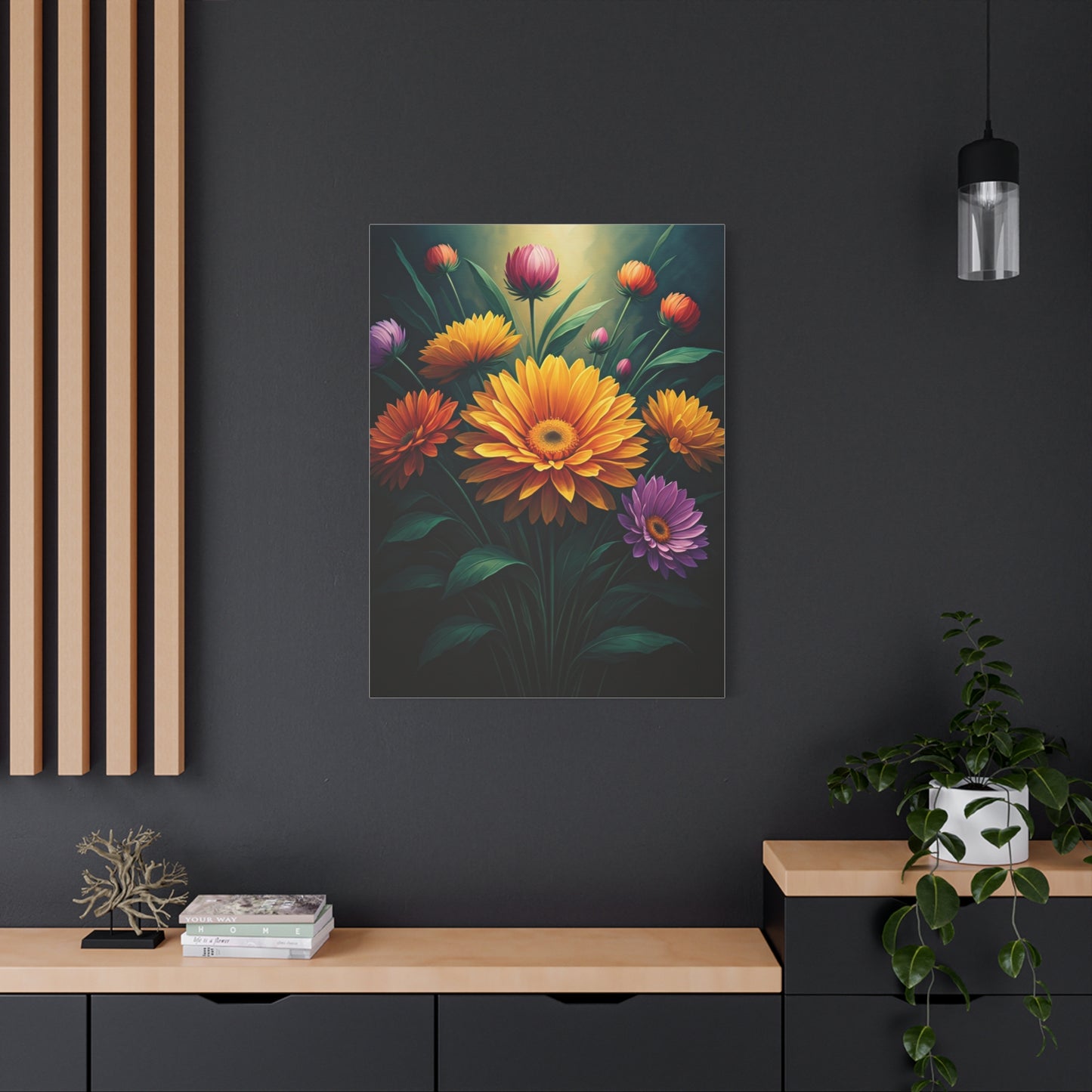 Golden Garden Radiance Wall Art & Canvas Print