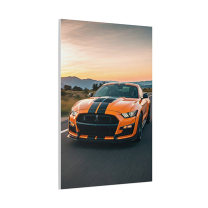 Ford Mustang Shelby GT500 Mountain Pass Assault Wall Art & Canvas Prints