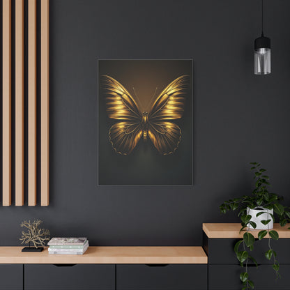 Golden Monarch Style Butterfly Elegance Wall Art & Canvas Prints