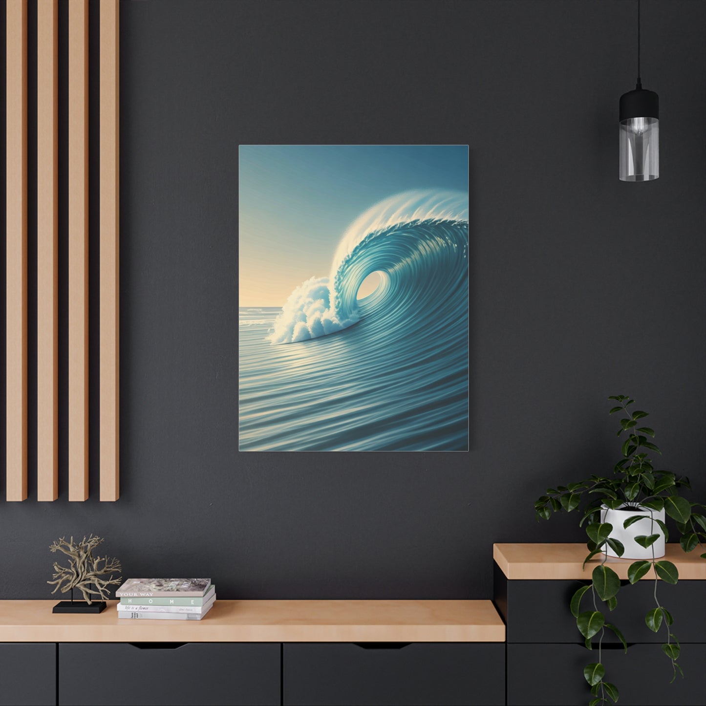 Ocean Wave Tunnel Motion Wall Art & Canvas Prints