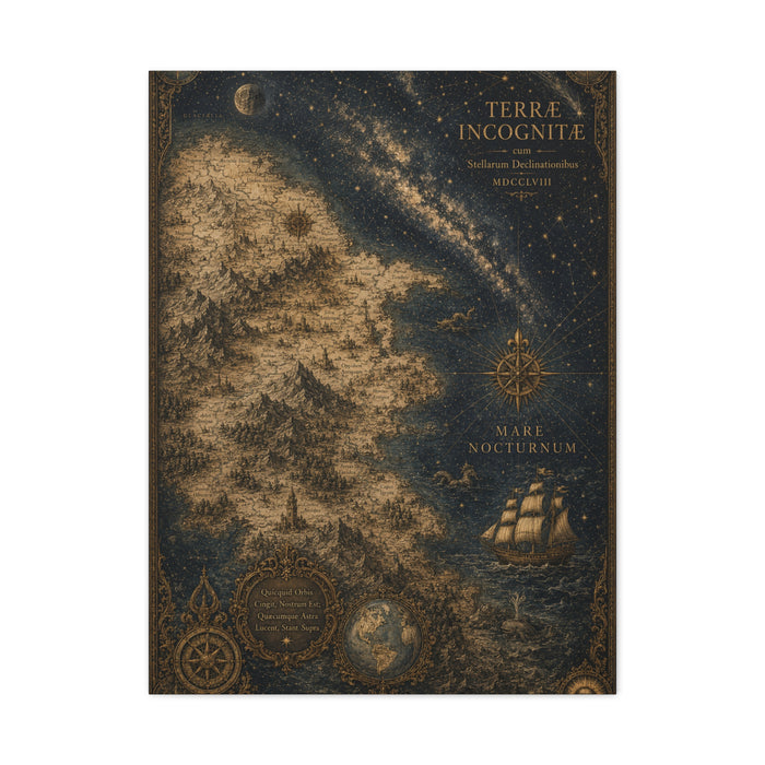 Antique Celestial Cartography Map Wall Art & Canvas Print