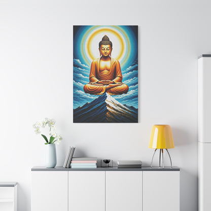 Celestial Buddha Above the Mountains Wall Art & Canvas Prints