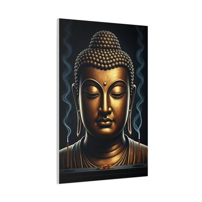 Mystical Aura Buddha Portrait Wall Art & Canvas Prints