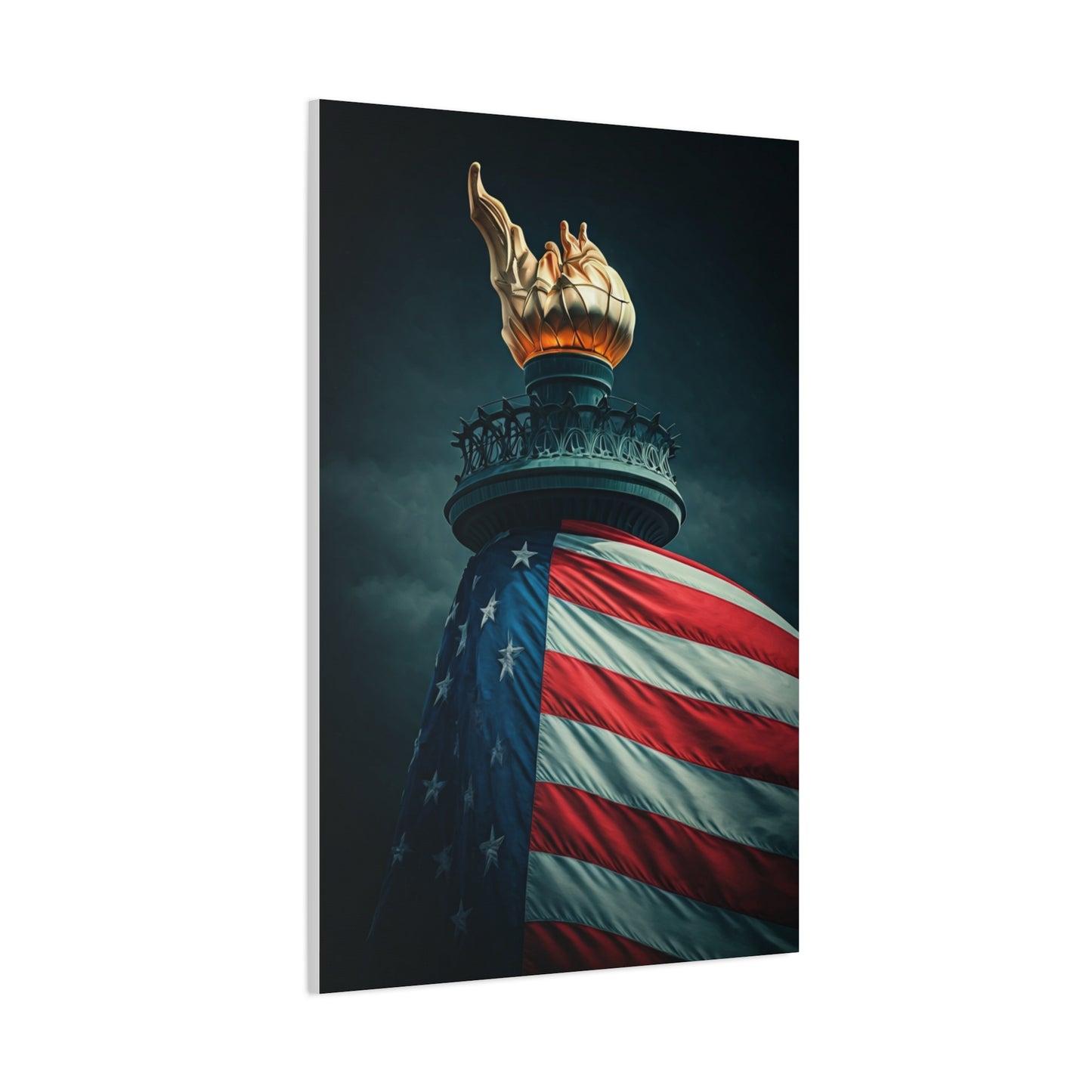 Torch of Liberty Patriotic Monument Wall Art & Canvas Prints