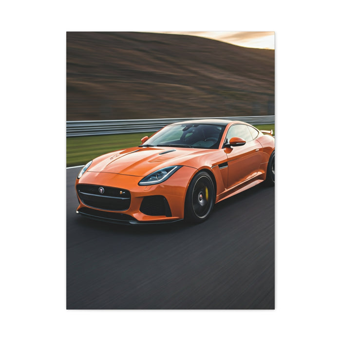 Jaguar F Type High Speed Straight Performance Wall Art & Canvas Prints