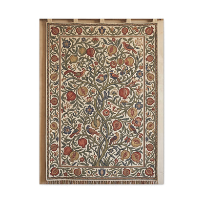 Medieval Floral Tree Tapestry Wall Art & Canvas Print
