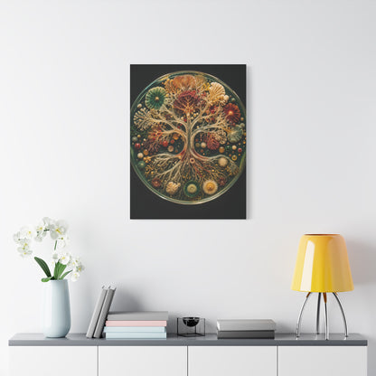 Agar Art Tree of Life Petri Study Wall Art & Canvas Print