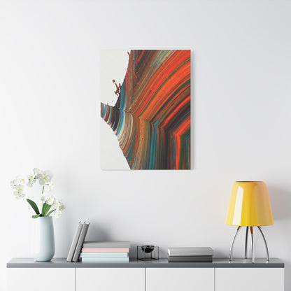Warm Contour Flow Abstract Wall Art & Canvas Prints