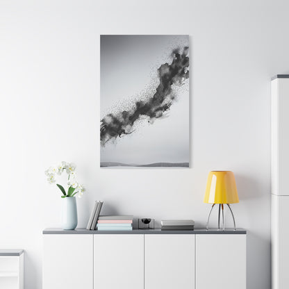Abstract Ink Motion Romance Minimal Wall Art & Canvas Print