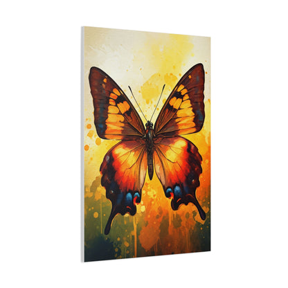 Watercolor Splash Butterfly Wall Art & Canvas Prints