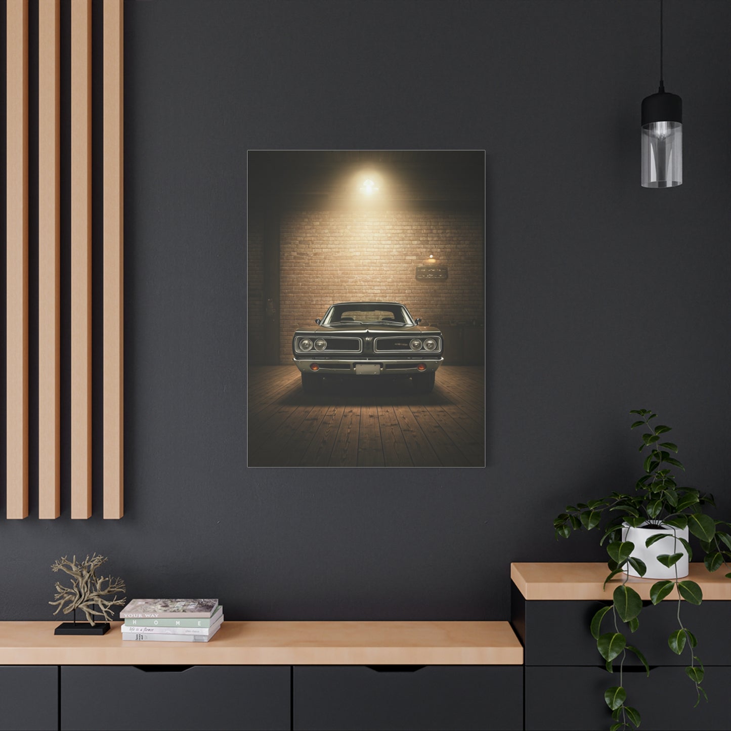 Dodge Super Bee Restoration Shop Wall Art & Canvas Prints