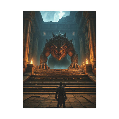 Colossal Dragon Guardian Wall Art & Canvas Prints