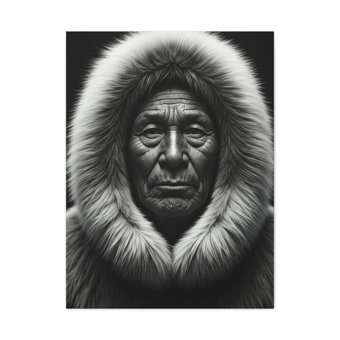 Wisdom of the Ancestors Black & White Portrait Wall Art & Canvas Prints