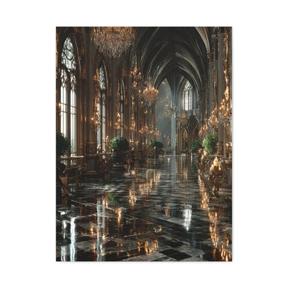 Grand Palace Corridor Luxury Wall Art & Canvas Print