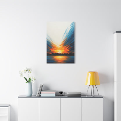 Radiant Sunset Reflection Wall Art & Canvas Prints