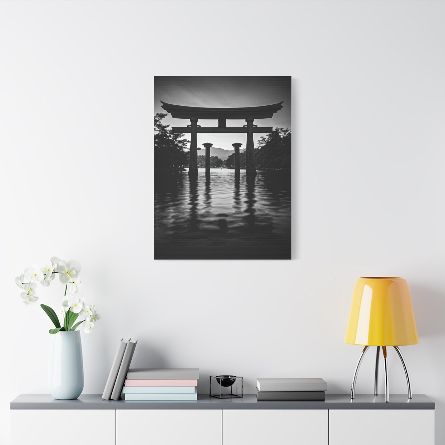 Torii Gate Reflection Serenity Wall Art & Canvas Prints