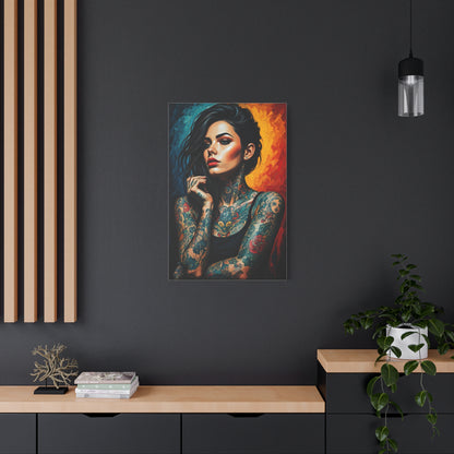 Ember Ink Muse Portrait Wall Art & Canvas Print