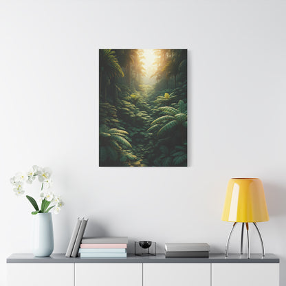 Elephant Mother and Calf at Sunset Wall Art & Canvas Prints