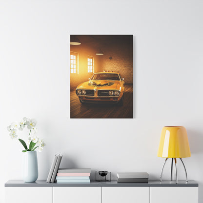 Pontiac Firebird Trans Am Hood Bird Icon Wall Art & Canvas Prints