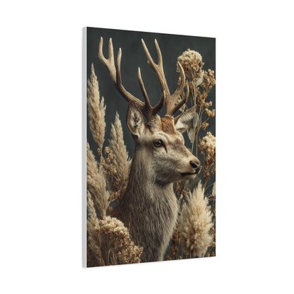 Victorian Natural History Deer Study Wall Art & Canvas Print