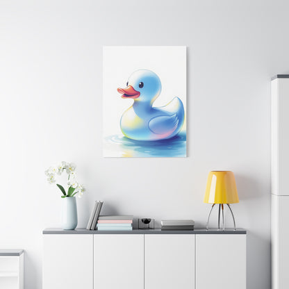 Playful Rubber Duck Bath Wall Art & Canvas Prints