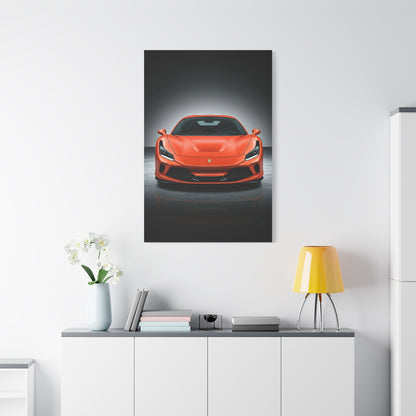 Ferrari F8 Tributo Minimal Studio Wall Art & Canvas Prints