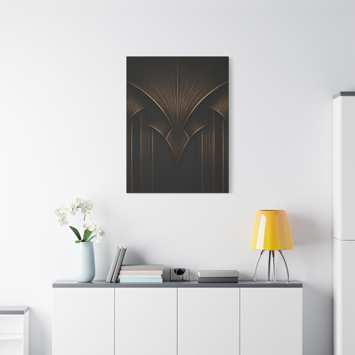 Golden Fan Vault Deco Wall Art & Canvas Prints