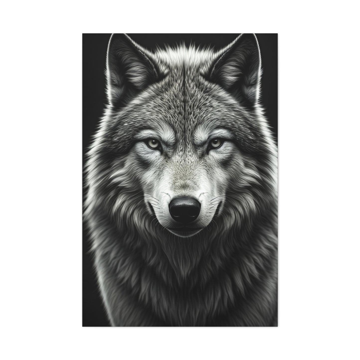 Arctic Wolf Intense Portrait Wall Art & Canvas Prints