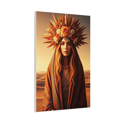 Bohemian Floral Crown Muse Wall Art & Canvas Prints