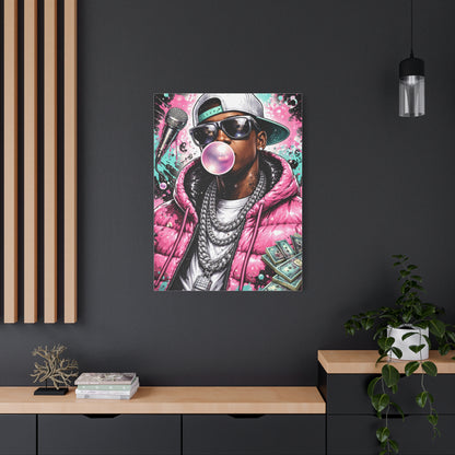 Hip Hop Pop Portrait Wall Art & Canvas Print