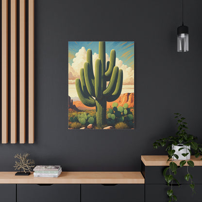 Desert Canyon Saguaro Landscape Wall Art & Canvas Prints