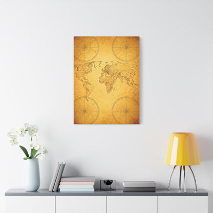 Golden Compass Mandala Art Deco Wall Art & Canvas Prints